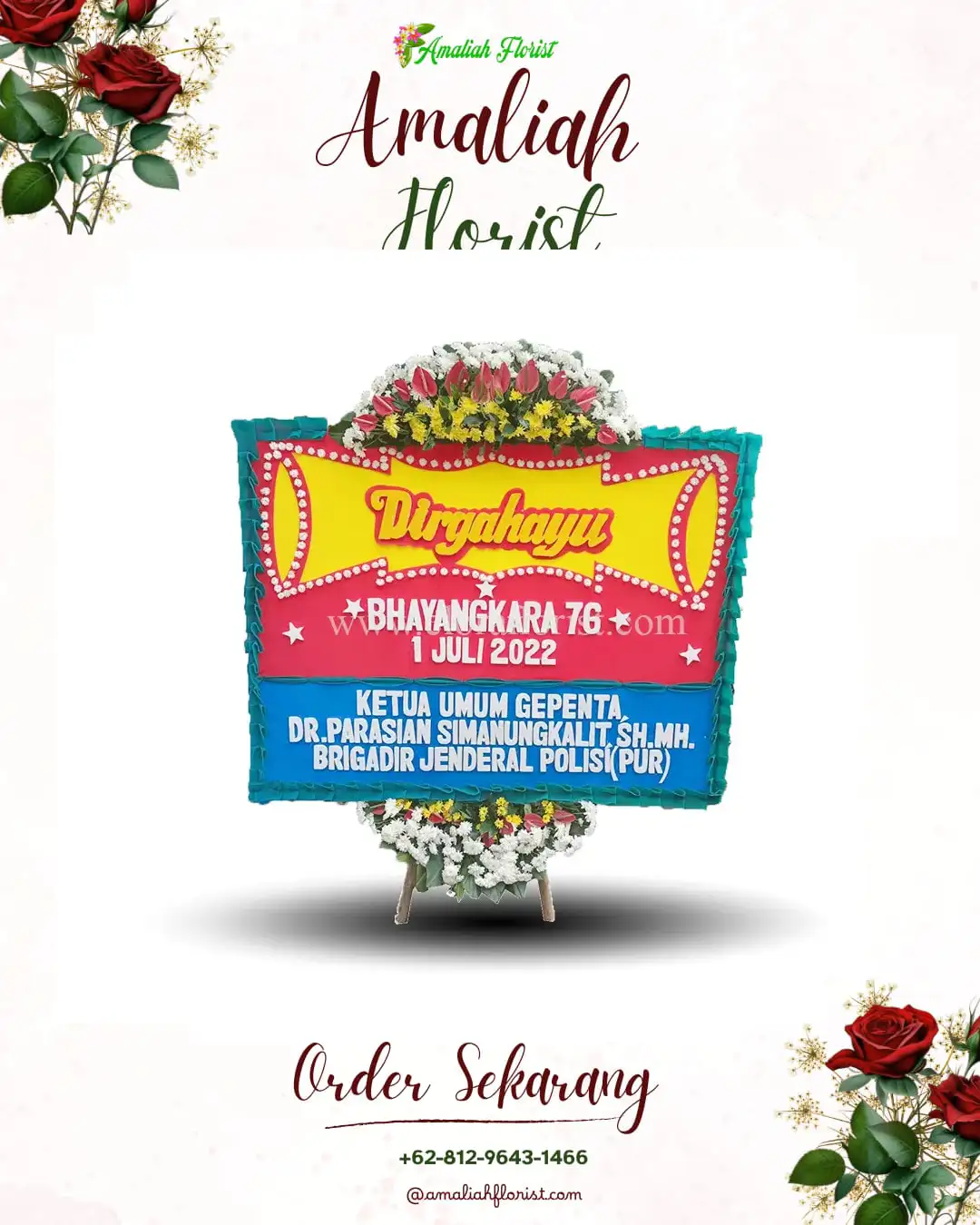 Papan Bunga HUT Ulang Tahun Ranah Batahan